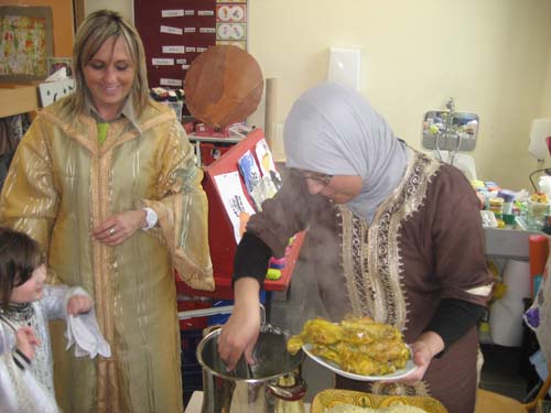 Repas typique d'Afrique du Nord classe de Mme Sabrina -Caro 059