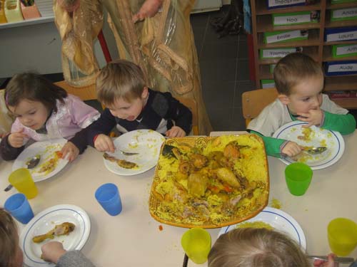 Repas typique d'Afrique du Nord classe de Mme Sabrina -Caro 074